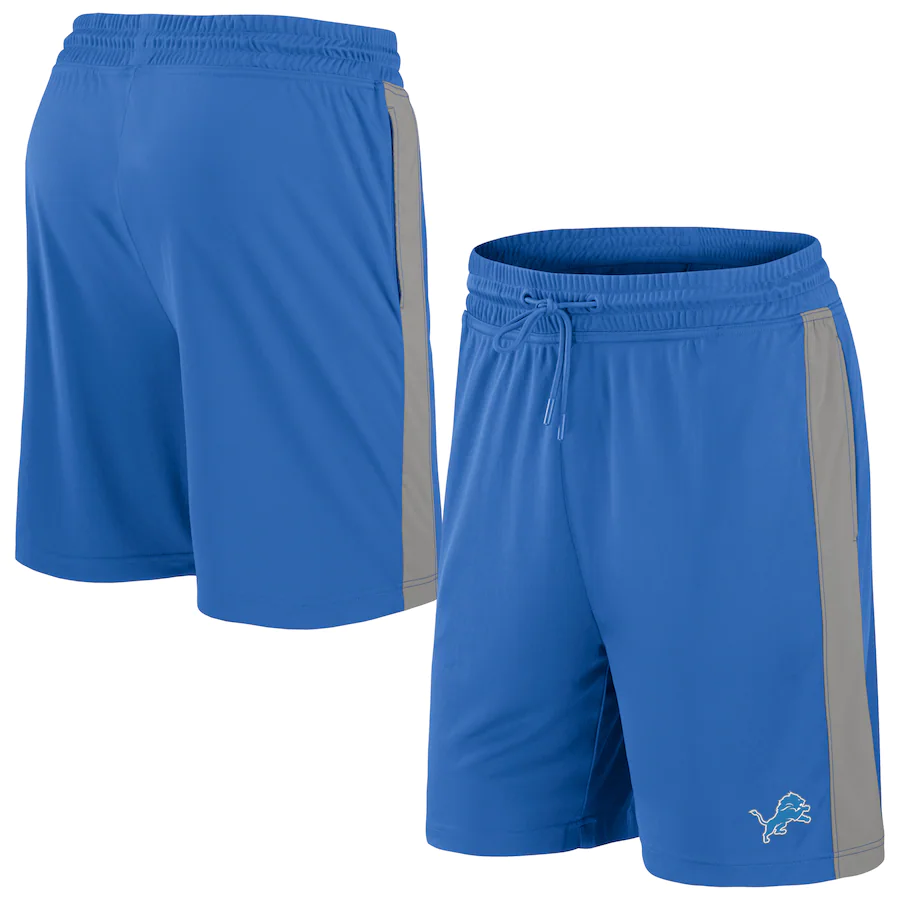 Men's Detroit Lions Blue Performance Shorts Men's Detroit Lions Blue Performance Shorts